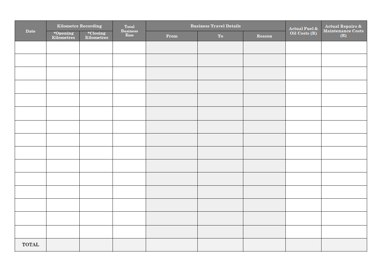 Business Travel Logbook (2027–2031 Tax Years) - Image 5